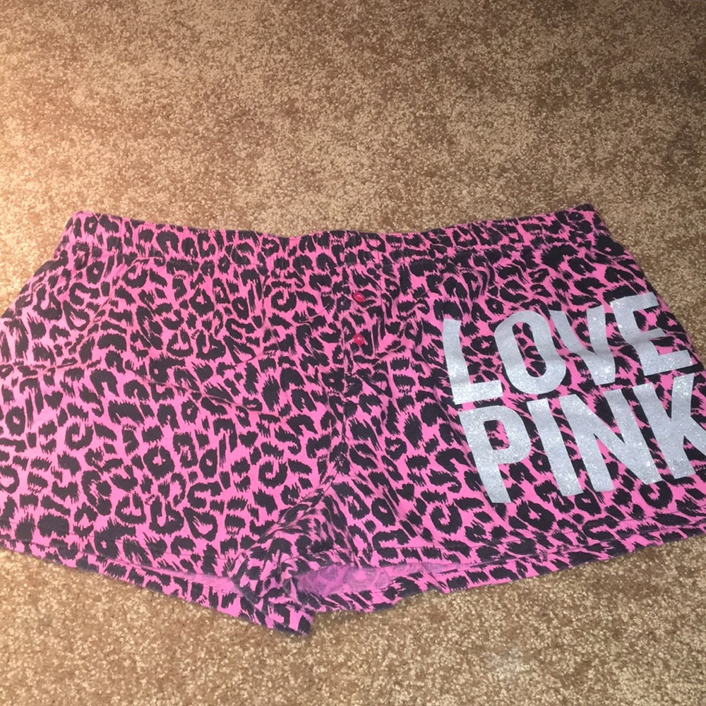 pink pj shorts